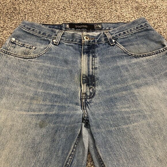 VTG Levis SilverTab Jeans Mens 33x29 Blue Loose Relaxed Straight Denim - Picture 6 of 13